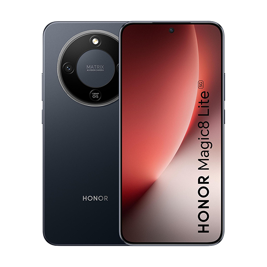 Honor Magic8 Lite 5G Dual Sim 8GB RAM 256GB - Midnight Black 256GB Midnight Black Neuf DIDO-technologie
